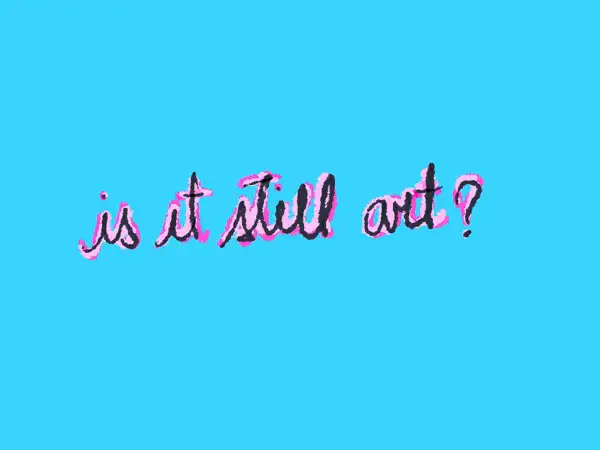 Is It Still Art? — animated art by Renata Solomou